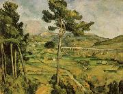 Paul Cezanne La Montagne Sainte-Victoire depuis Bellevue oil painting artist